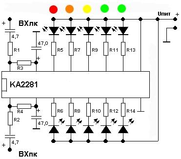 Ka2281 схема включения